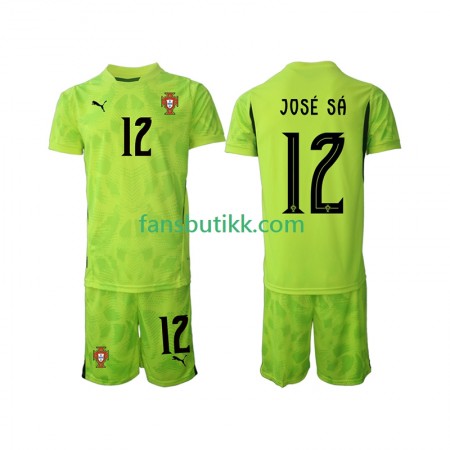 Fotballdrakt Portugal Jose Sa 12 Keeper Barn Hjemmetrøye 2025 Kortermet